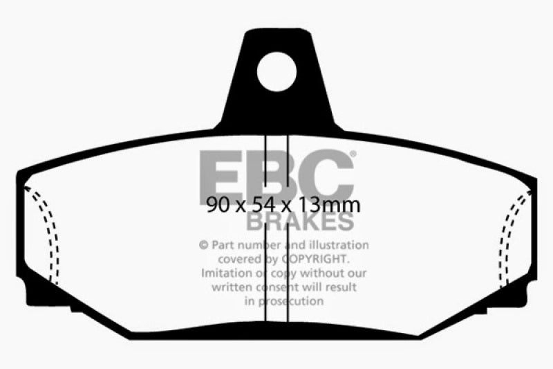 EBC RedStuff Rear Brake Pads - DP3793C EBC