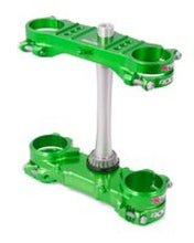 Load image into Gallery viewer, XTrig 19+ Kawasaki KX 250 4T/ KX 450 4T ROCS Tech Triple Clamp 23 mm. Offset M12 - Green