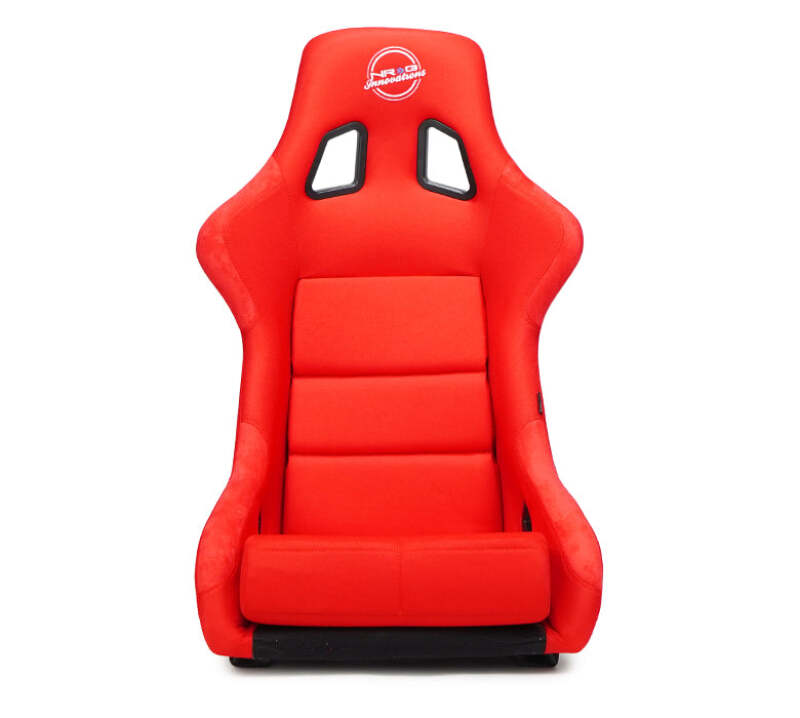 NRG Innovations Fiberglass Bucket Seat - XL - Red – FRP-304RD-NRG