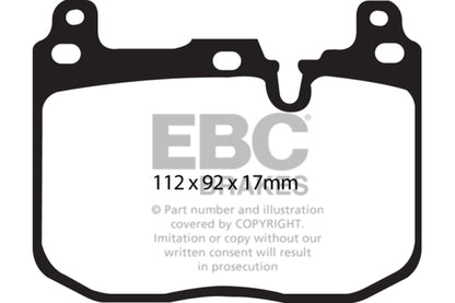 EBC Ultimax2 Front Brake Pads - UD1609 EBC