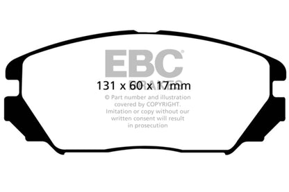 EBC RedStuff Front Brake Pads - DP31757C EBC