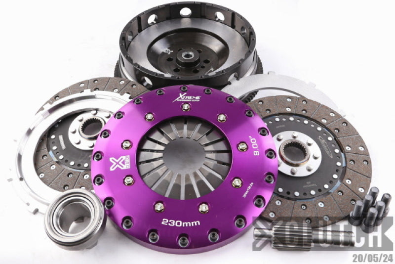 XClutch 2011 BMW 1 Series M Base 3.0L 9in Twin Solid Organic Clutch Kit (6 Bolt/PB in Flywheel)