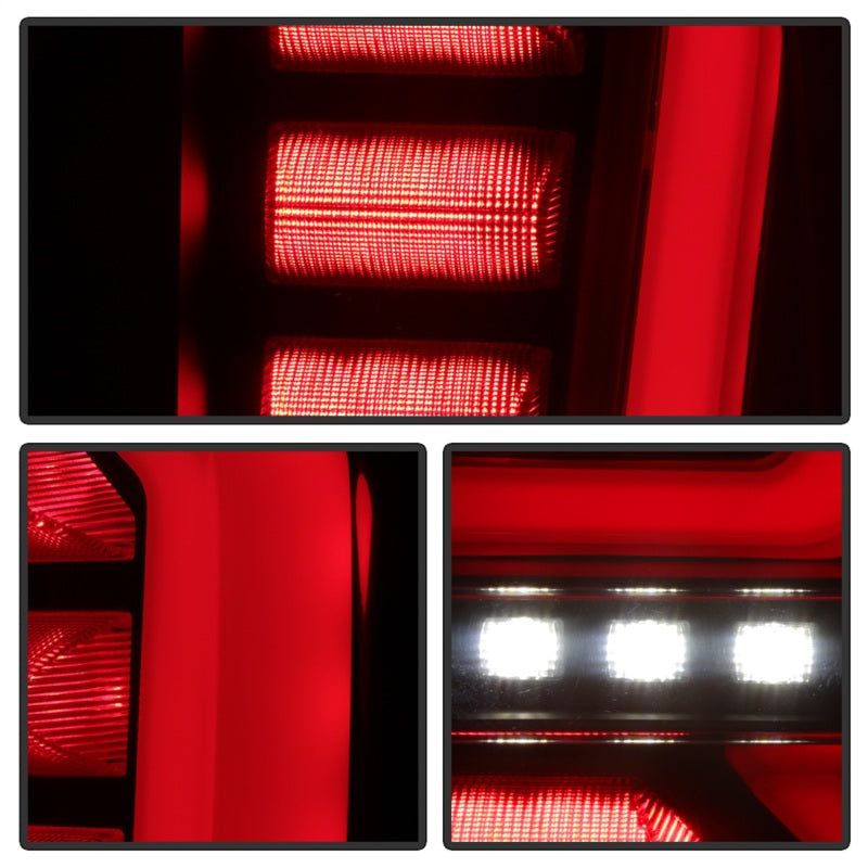 Spyder GMC Sierra 19-20 Incandescent Bulb Model Only LED Tail Lights - Black ALT-YD-GS19-LED-BK SPYDER