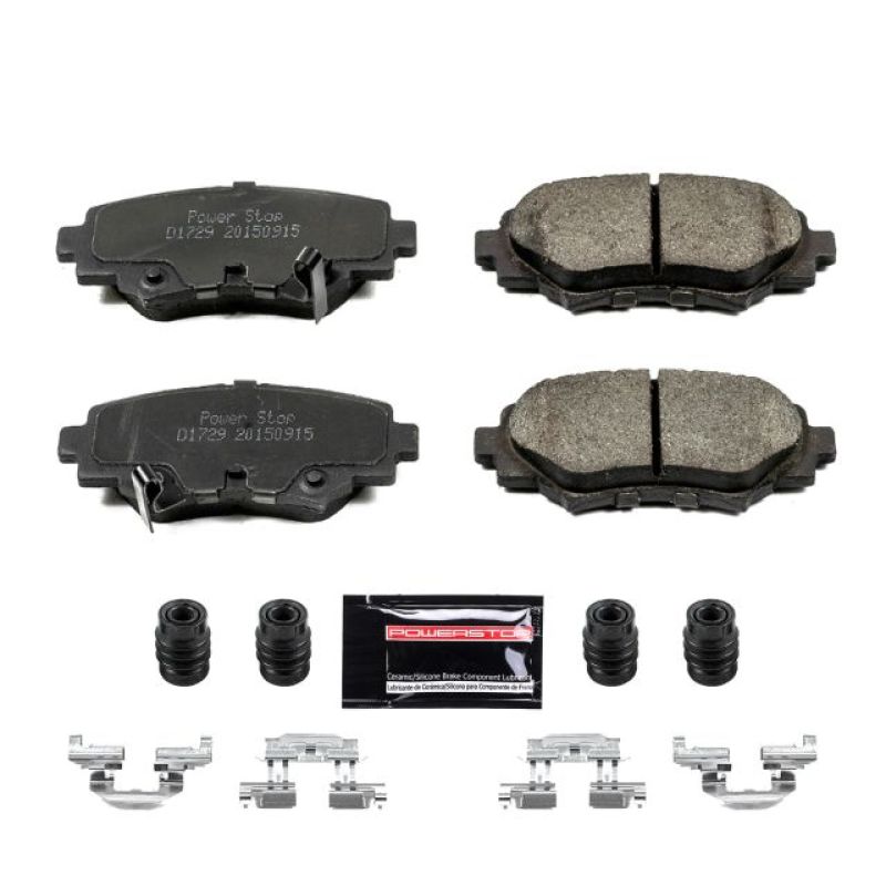 Power Stop 14-16 Mazda 3 Rear Z23 Evolution Sport Brake Pads w/Hardware PowerStop
