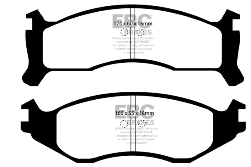 EBC RedStuff Front Brake Pads - DP31249C EBC