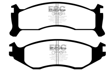 EBC RedStuff Front Brake Pads - DP31249C EBC
