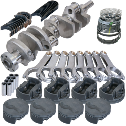 Eagle Ford 289/302 3.400in Crank 5.400in H-Beam -6cc Flat Top 4.155in Pistons Rotating Assembly