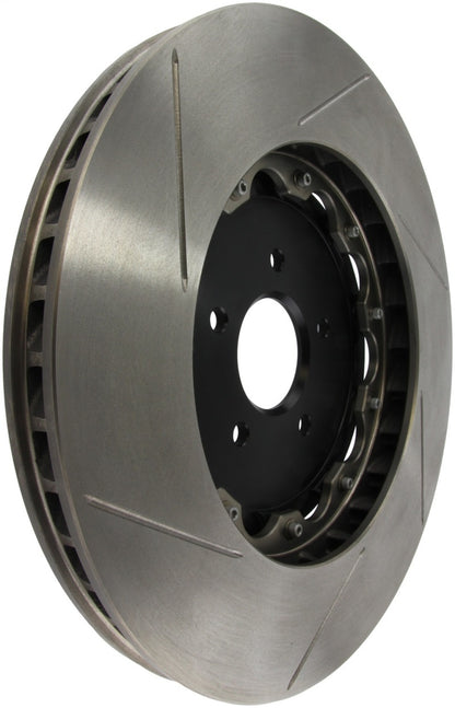 StopTech 09-14 Nissan GT-R Rear Left Slotted Bare Iron 380x30mm Aero-Rotor Kit Stoptech