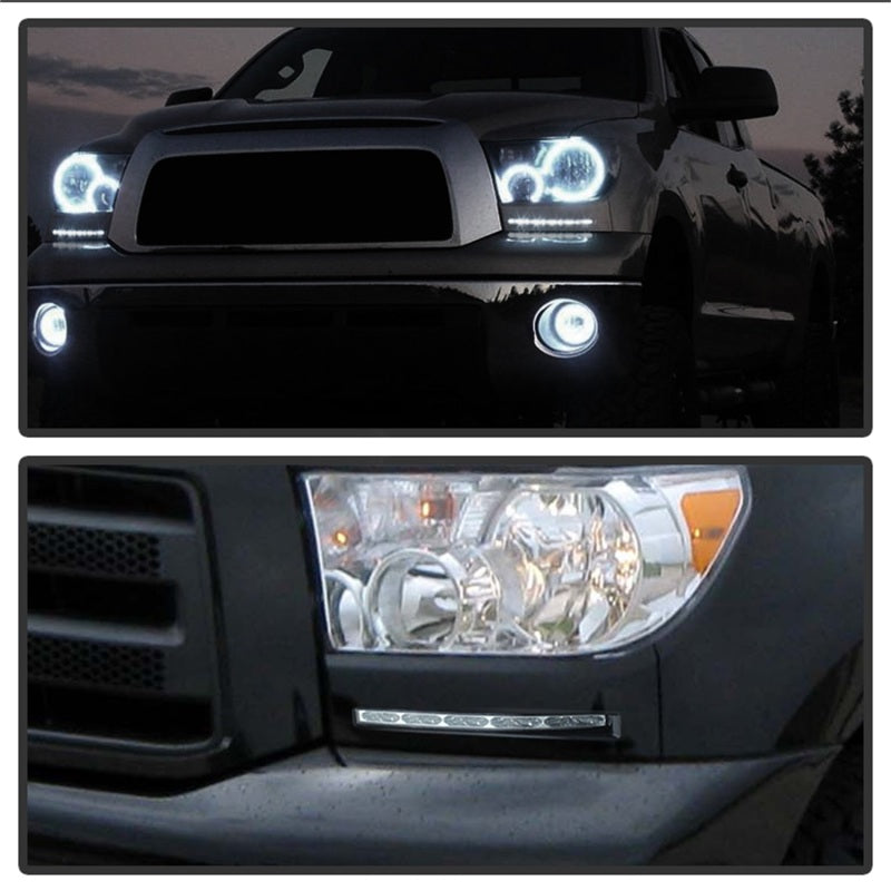 Spyder Toyota Tundra 07-13 Daytime LED Running Lights wo/switch Silver FL-DRL-TTU07-SIL SPYDER