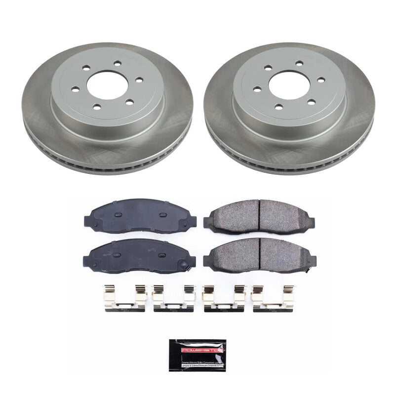Power Stop 03-04 Dodge Dakota Front Semi-Coated Rotor Kit PowerStop