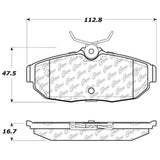 StopTech Premium Ceramic Rear Brake Pads - 308.10820