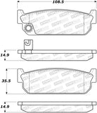 StopTech Premium Ceramic Brake Pads - 308.04810