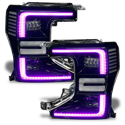 Oracle 20-22 Ford F-250/350 Super Duty Dynamic ColorSHIFT Headlight DRL Upgrade Kit w/Switchback ORACLE Lighting