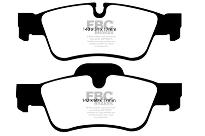 EBC Ultimax2 Rear Brake Pads - UD1122 EBC