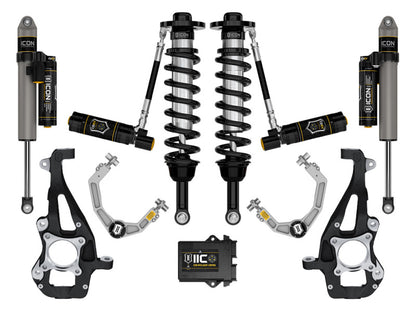 ICON 21-24 Ford F150 4WD 3.5-4.5in Stage 5 Suspension System - Billet UCA