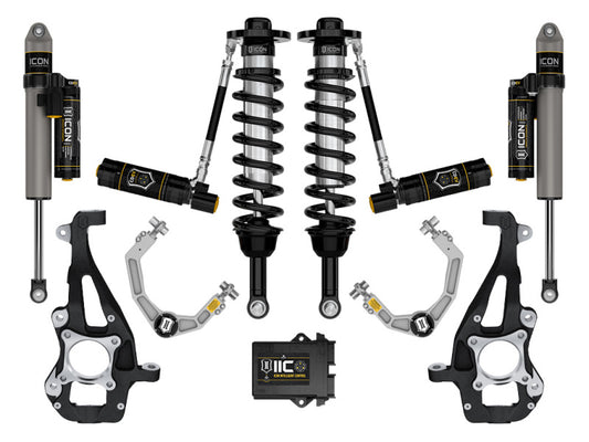 ICON 21-24 Ford F150 4WD 3.5-4.5in Stage 5 Suspension System - Billet UCA