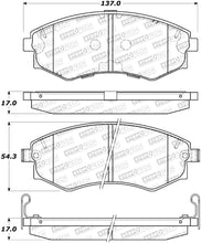 Load image into Gallery viewer, StopTech Premium Ceramic Brake Pads - 308.07002