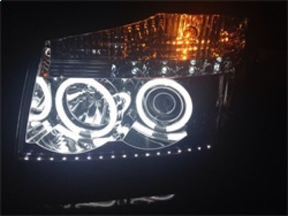 Spyder Nissan Titan 04-14/Armada 04-07 Projector Headlights CCFL Halo LED Blk PRO-YD-NTI04-CCFL-BK SPYDER