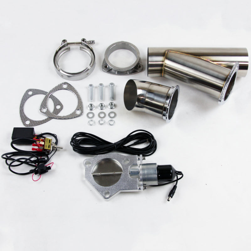 Granatelli 4.0in Stainless Steel Electronic Exhaust Cutout Granatelli Motor Sports