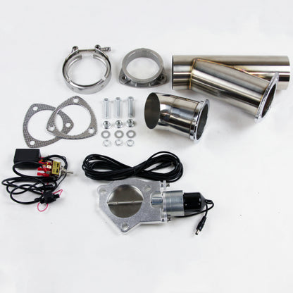 Granatelli 4.0in Stainless Steel Electronic Exhaust Cutout Granatelli Motor Sports
