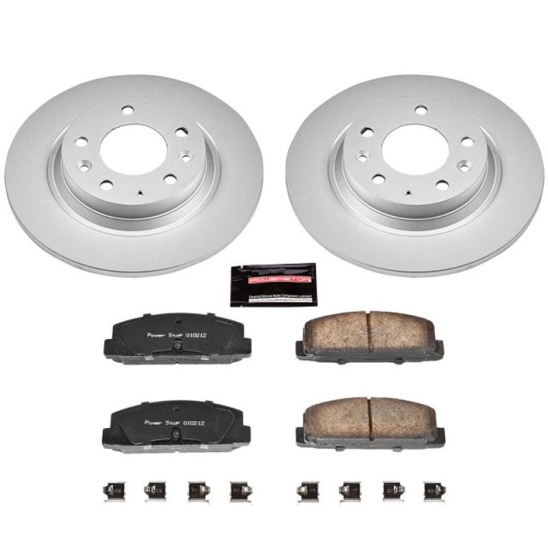 Power Stop 03-05 Mazda 6 Rear Z17 Evolution Geomet Coated Brake Kit PowerStop