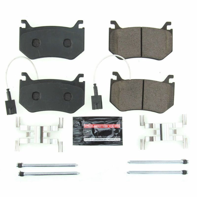Power Stop 17-18 Alfa Romeo Giulia Rear Z23 Evolution Sport Brake Pads w/Hardware PowerStop