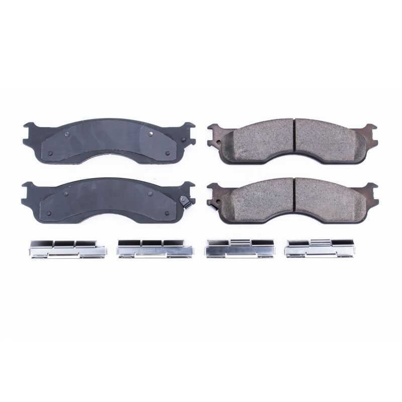 Power Stop 2004 Dodge Ram 1500 Front Z17 Evolution Ceramic Brake Pads w/Hardware PowerStop