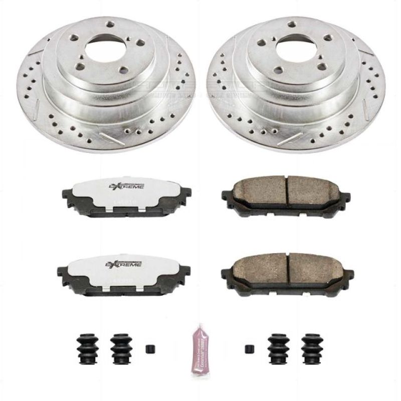 Power Stop 05-06 Saab 9-2X Rear Z26 Street Warrior Brake Kit PowerStop