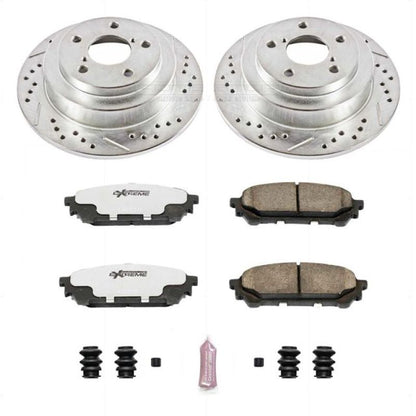 Power Stop 05-06 Saab 9-2X Rear Z26 Street Warrior Brake Kit PowerStop