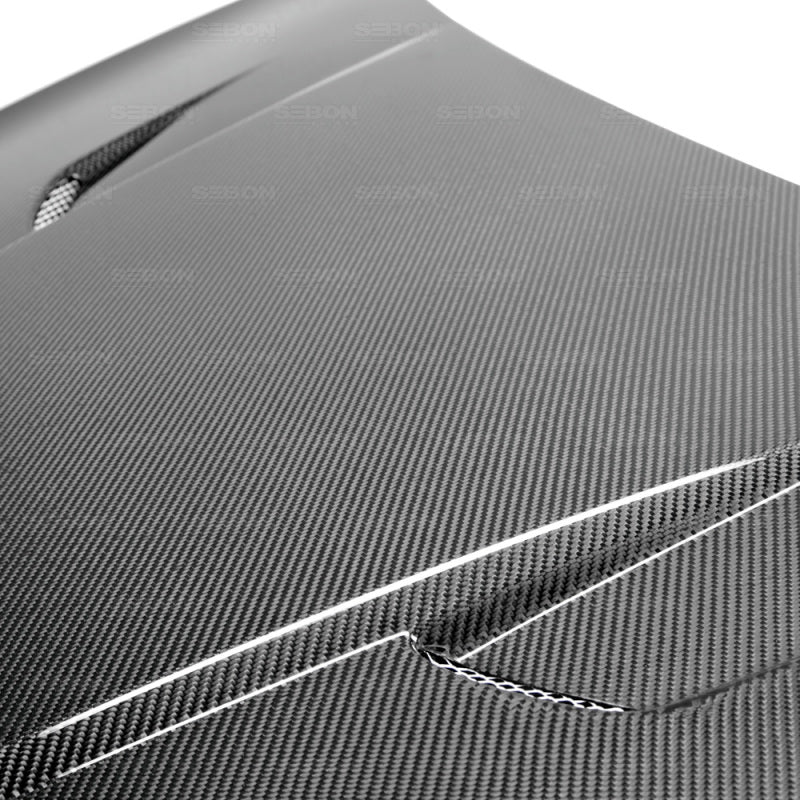 Seibon HD12VWG7-TM TM-Style Carbon Fiber Hood for 2015–2021 VW Golf MK7