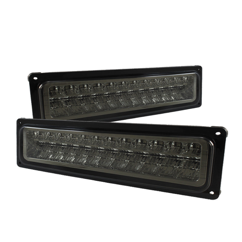 Xtune Chevy C10 88-98 LED Bumper Lights Smoke CPL-CCK94-LED-SM SPYDER