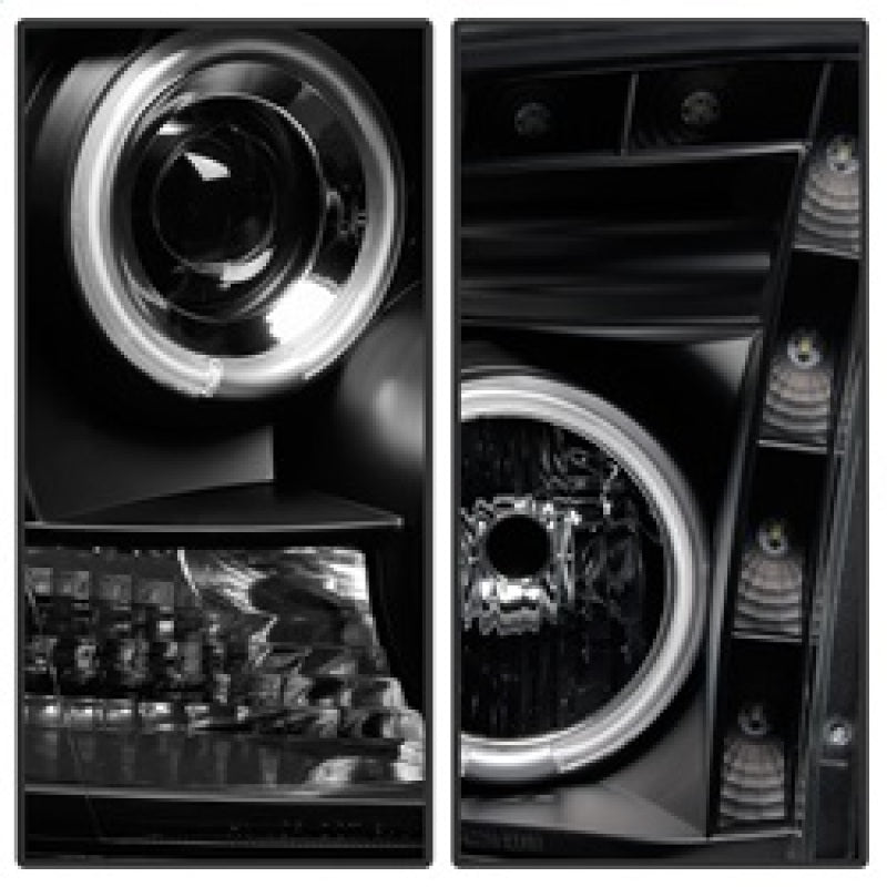 Spyder Dodge Ram 1500 09-14 Projector Headlights Halogen- CCFL Halo LED - Blk PRO-YD-DR09-CCFL-BK SPYDER