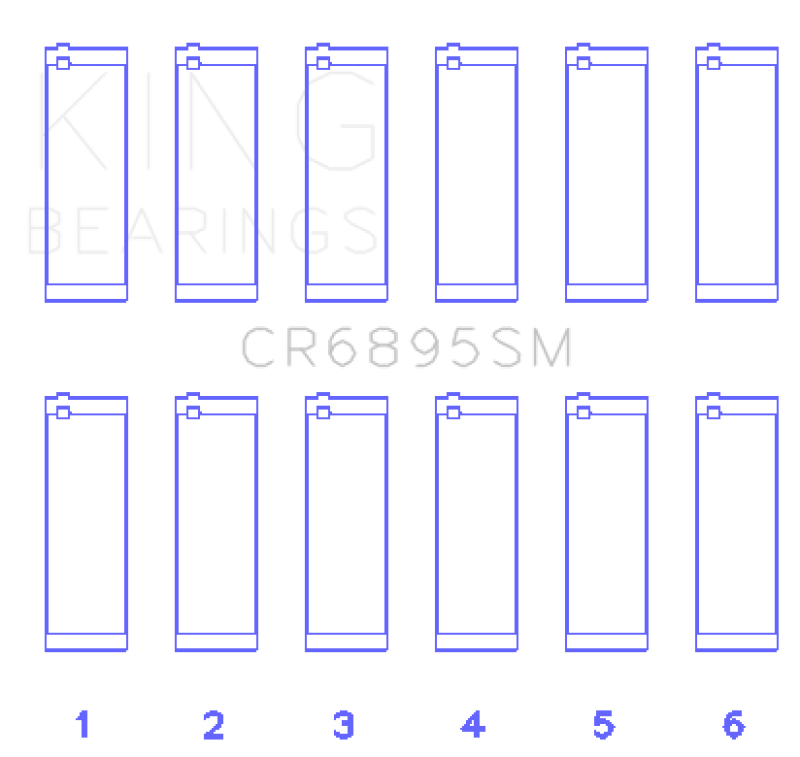 King Engine Bearings Ford Ecoboost Bearing Set