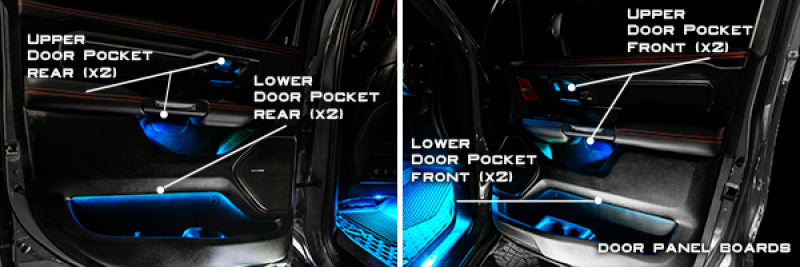 Oracle 19-22 RAM Complete Interior Ambient Lighting ColorSHIFT RGB Conversion Kit