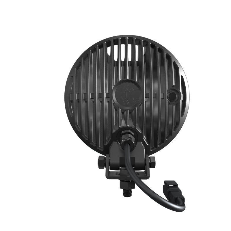 KC HiLiTES SlimLite 6in. LED Light 50w Spot Beam (Pair Pack System) - Black KC HiLiTES