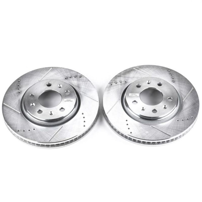 Power Stop 03-05 Cadillac CTS Front Evolution Drilled & Slotted Rotors - Pair PowerStop