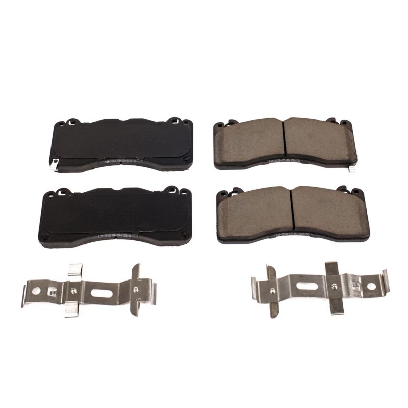 Power Stop 15-19 Ford Mustang Front Z17 Evolution Ceramic Brake Pads w/Hardware PowerStop