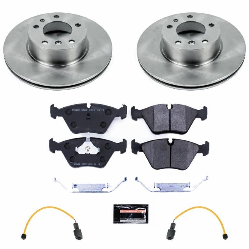 Power Stop 1989 BMW 525i Front Track Day SPEC Brake Kit PowerStop