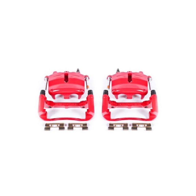 Power Stop 04-05 Ford F-150 Front Red Calipers w/Brackets - Pair PowerStop