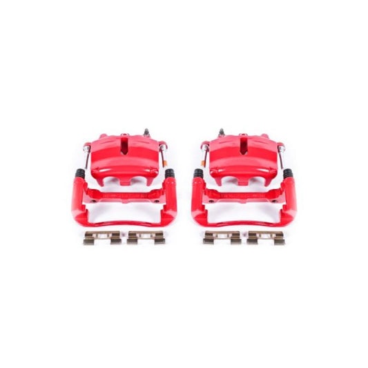 Power Stop 04-05 Ford F-150 Front Red Calipers w/Brackets - Pair PowerStop