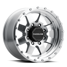 Load image into Gallery viewer, Raceline 935MC Defender 17x9in / 5x127 BP / -12mm Offset / 83.82mm Bore - Machined Wheel