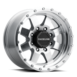 Raceline 935MC Defender 17x9in / 5x127 BP / -12mm Offset / 83.82mm Bore - Machined Wheel