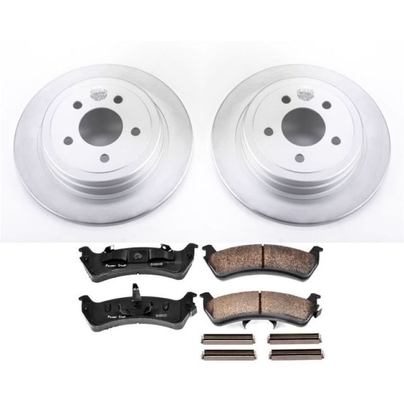 Power Stop 2003 Ford Explorer Sport Rear Z17 Evolution Geomet Coated Brake Kit PowerStop