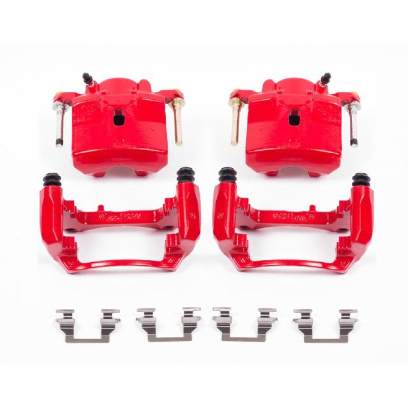Power Stop 06-12 Chevrolet Malibu Front Red Calipers w/Brackets - Pair PowerStop
