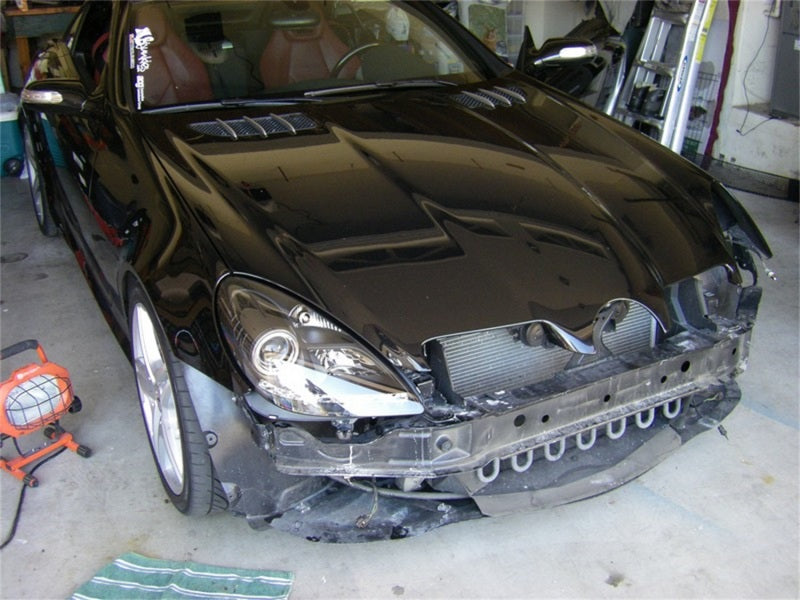 Spyder Mercedes Benz SLK 05-10 Projector Headlights Halogen Model- DRL Blk PRO-YD-MBSLK05-DRL-BK SPYDER
