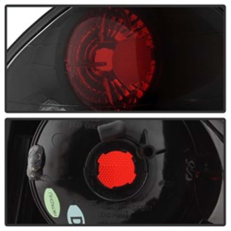 Spyder Hyundai Santa Fe 01-06 (01-04 Model use 3 Bulbs only)Euro Tail Lights Blk ALT-YD-HYSF01-BK SPYDER