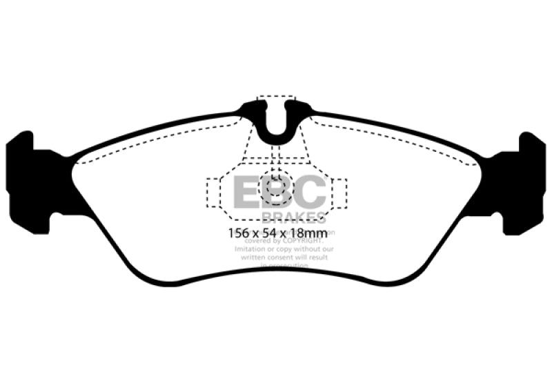 EBC GreenStuff Rear Brake Pads - DP61070