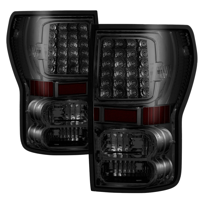 Xtune Toyota Tundra 07-13 LED Tail Lights Smoke ALT-ON-TTU07-LED-SM SPYDER