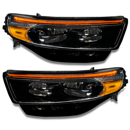 Oracle 20-22 Ford Explorer Dynamic RGB Headlight DRL Upgrade Kit - ColorSHIFT - w/ RF Controller