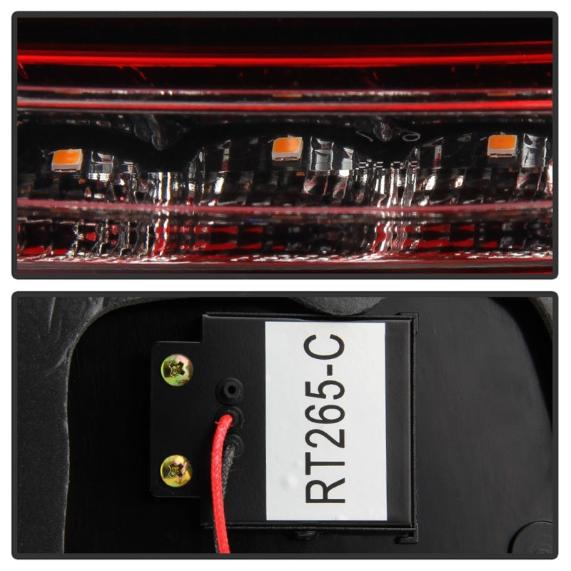 Spyder 08-11 Subaru Impreza WRX 4DR LED Tail Lights - Red Clear ALT-YD-SI084D-LED-RC SPYDER